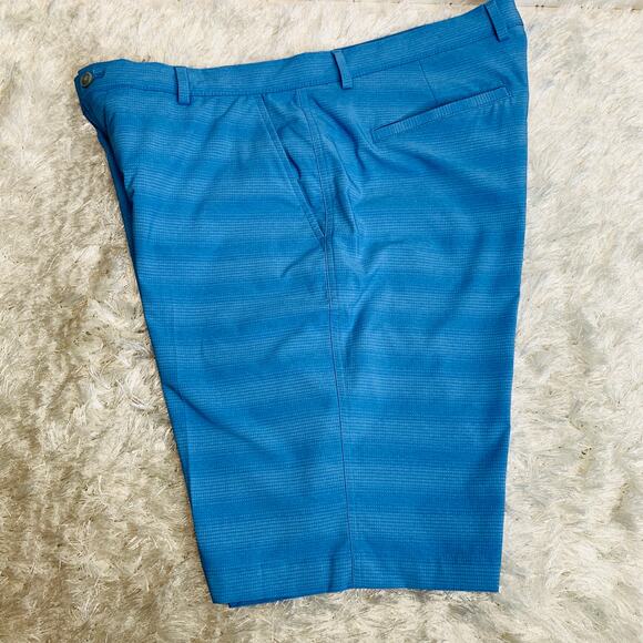 Greg Norman Blue Stripe Golf Shorts Sz 36 - Picture 7 of 7